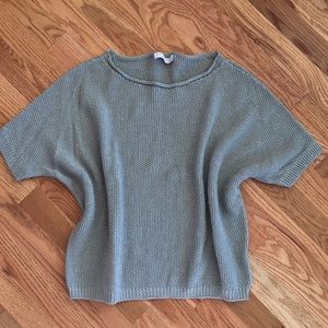 Lurex crop sweater